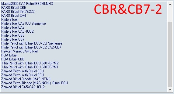 cbrقابل تبدیل به این ایسیوها